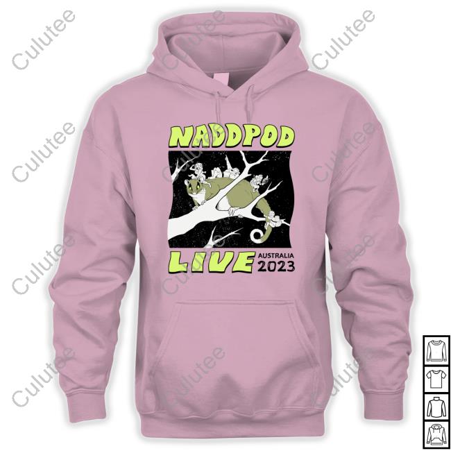 Naddpod Live Australia 2023 Hooded Sweatshirt Not Another D&D Podcast Naddpod Live Australia 2023 Tee Shirts Not Another D&D Podcast