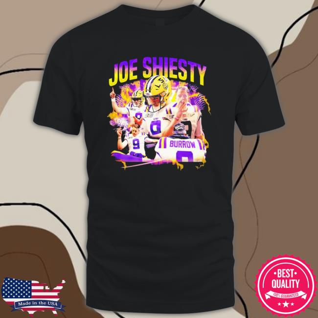 Joe Shiesty Joe Burrow #9 Retro Bootleg 90S Graphic Classic Shirt