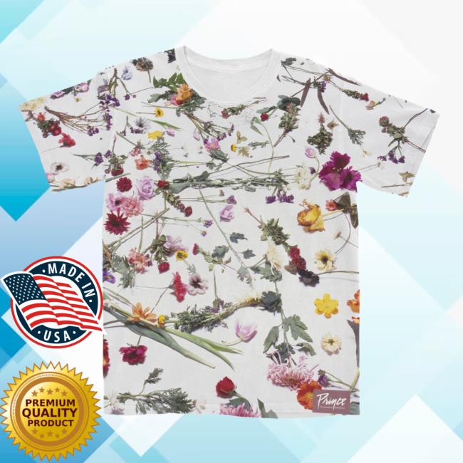 Purple Rain Floral Tee Shirt