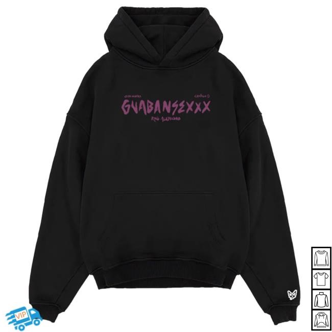 Official Rauw Alejandro Merch Store Musa Hooded Sweatshirt - Black Rauw Alejandro