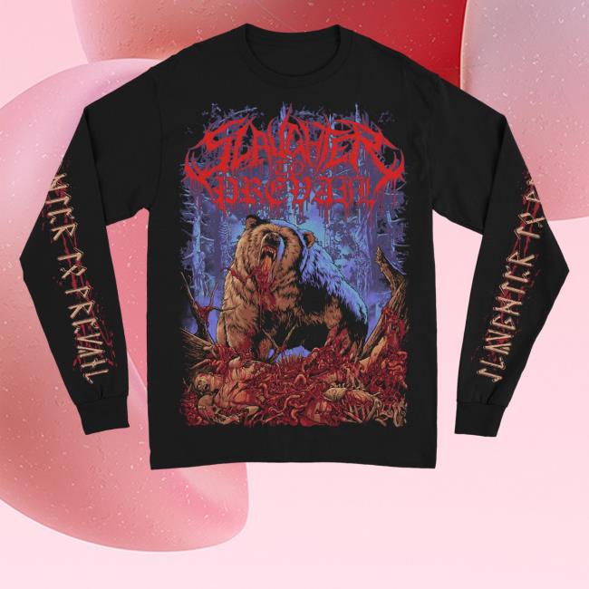 Official Rising Merch Slaughter To Prevail Bear Crew neck Sweatshirt