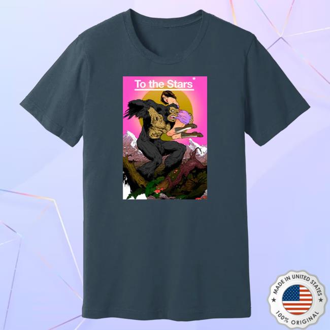Official To The Stars Store Clothing Shop Store Bigfoot Comic By Thomas Tenney Popover Shirt Slate