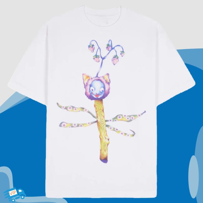 Official Brain Dead Merch Store We Are Brain Dead Gaspar Twig T Shirt - White Brain Dead Apparel Clothing Shop BrainDead
