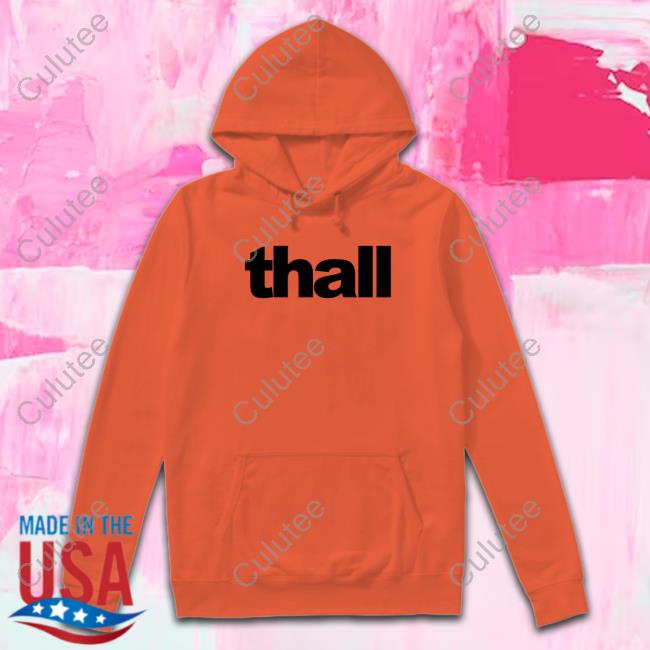 Thall Orange Hooded Sweatshirt