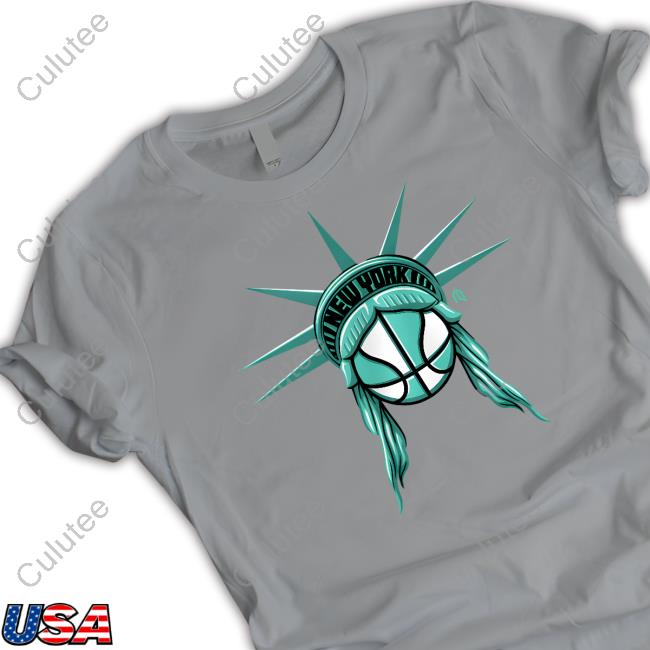 Official Ny Lady Liberty Basketball T-Shirt