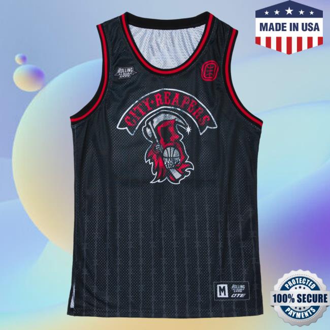 Official Overtime Tv Apparel Merch Clothing Store Shop Over Time City Reapers X Rolling Loud Basketball Jersey Tank Hot Shirt