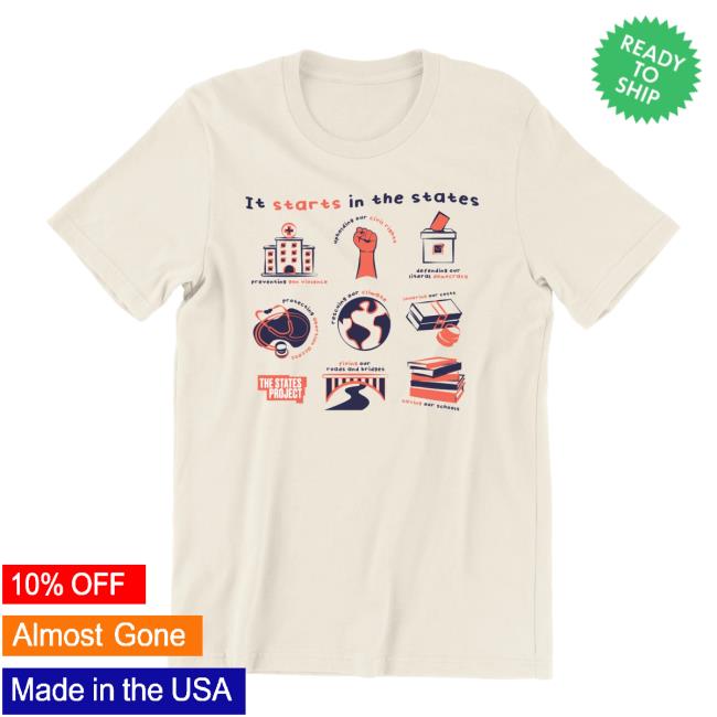 The States Project Official Store Merch | It Starts In The States Tshirt