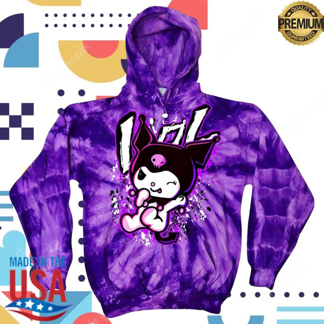 Official Lovers Over Losers Wix Bad Kitty Purple Spiral Dye Sweatshirt LoversOverLosers