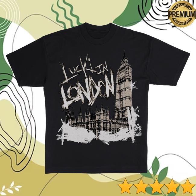 Official Sincerely Lucki in London Black Hot Shirt SincerelyLucki Deadboylife