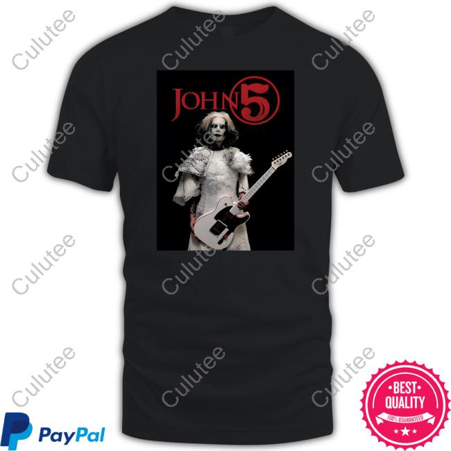 Official John 5 Store Ghost White Telecaster Shirt