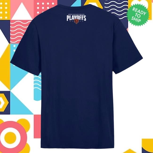 Chicago Bears Navy 2025 NFL Playoffs Good. Better. Best. Tee