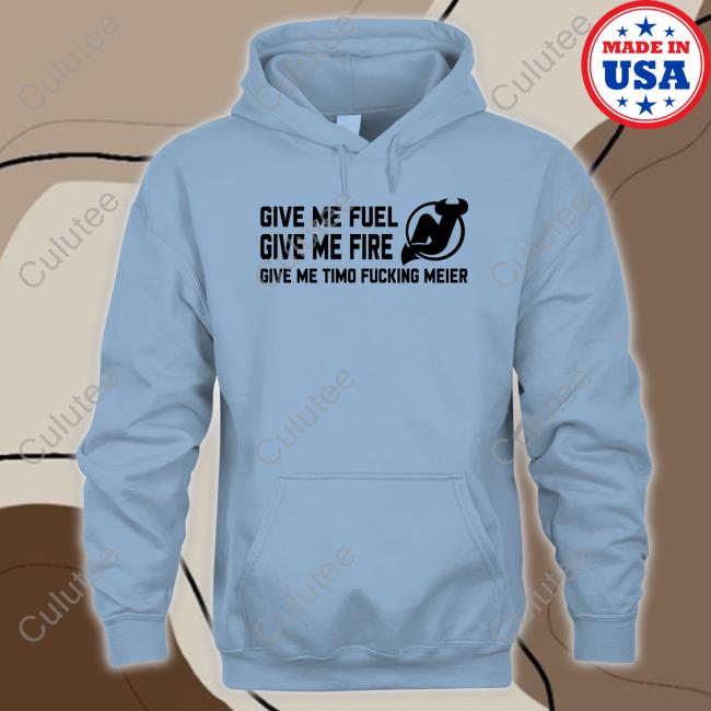 New Jersey Devils Give Me Fuel Give Me Fire Give Me Timo Fucking Meier Tee
