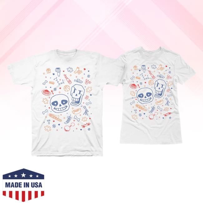 Official Fangamer Merch Store Shop Undertale that shirt with sans & papyrus on it Tees Fan Gamer