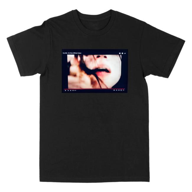 Official The Merch Collective The Kills Clothing Store Shop Video Stillz T Shirt (mouth shot) TheKills