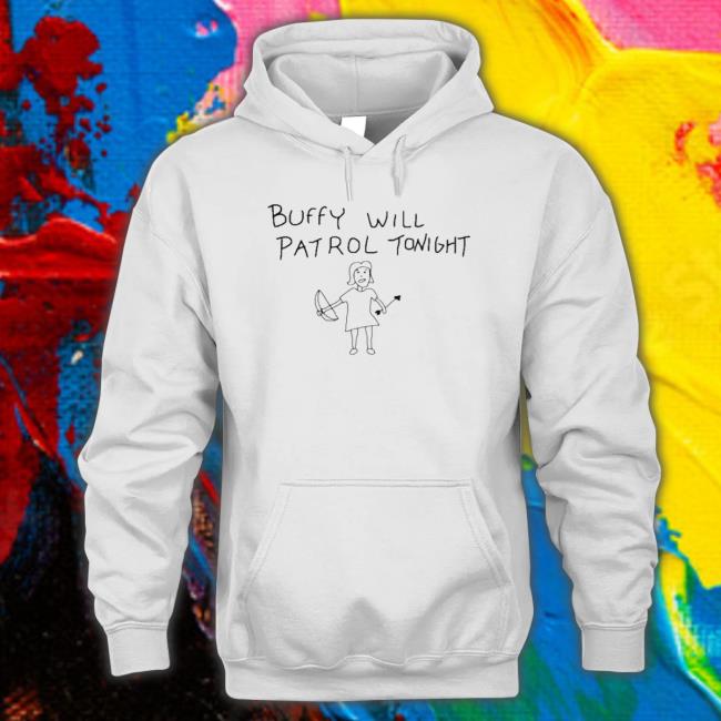 Official Buffy Will Patrol Tonight Crewneck Sweatshirt