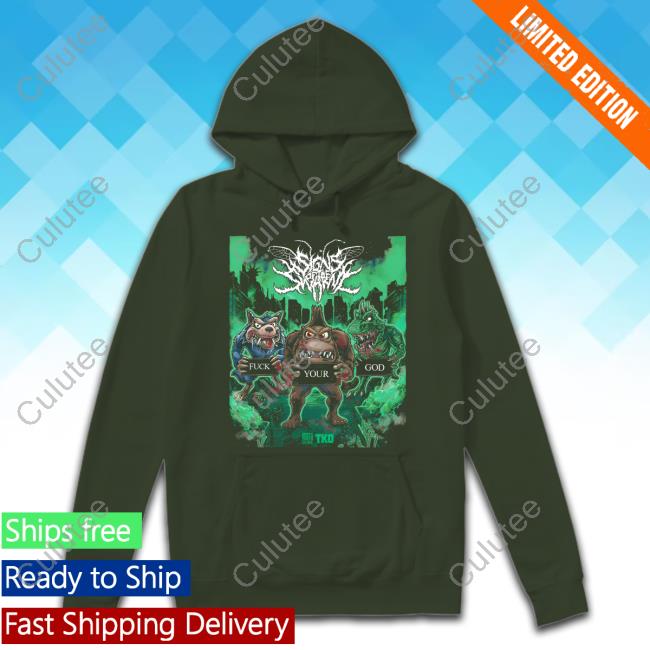 Official Indiemerch Store Signs Of The Swarm FYG Fuck Your God T Shirt