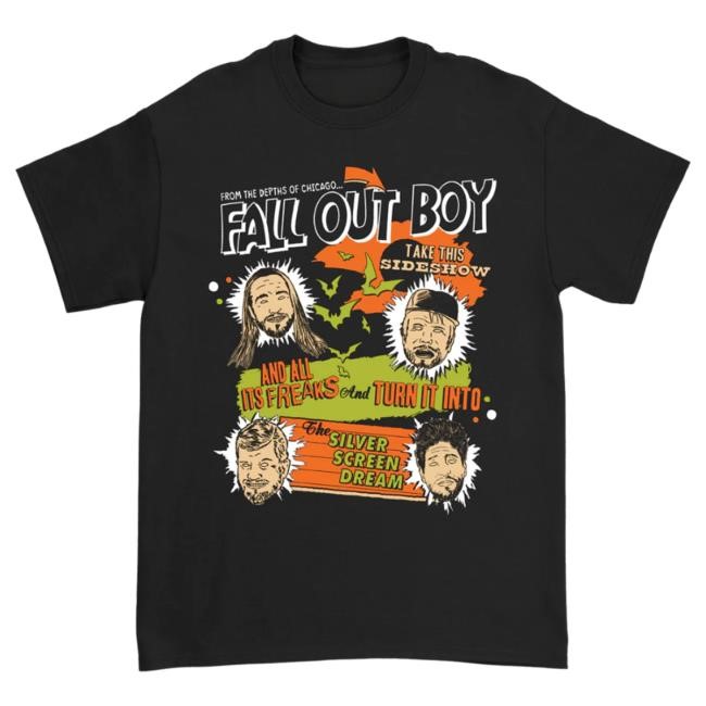 Official Fall Out Boy Merch Store Novocaine Lyric Tee FallOutBoy