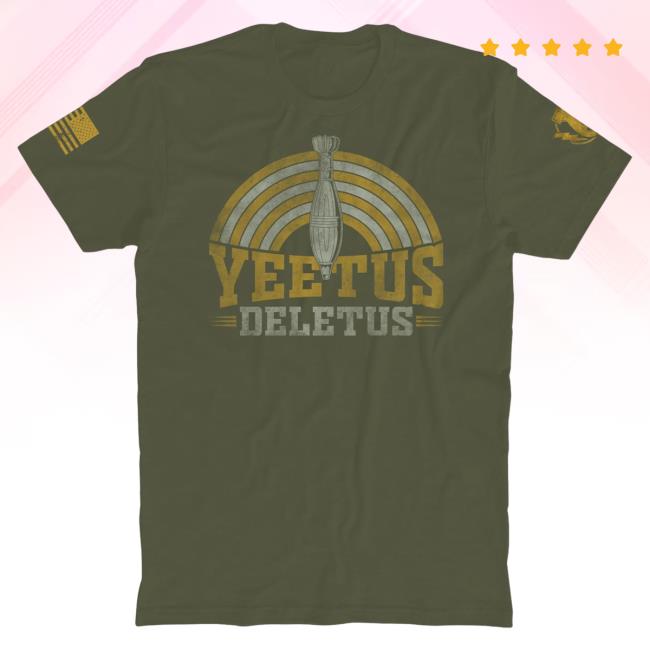 Official The Fat Electrician Merch Bunker Branding Yeetus Deletus Popover Shirt Military Green
