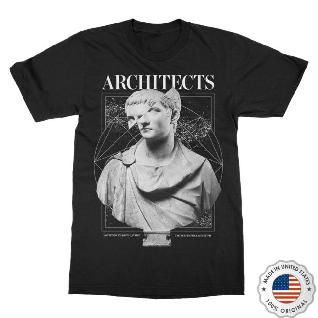 Official Kings Road Merch Store Architects Merch Store Shop Architects Lost Statues Tshirt (Black) KingsRoadMerch