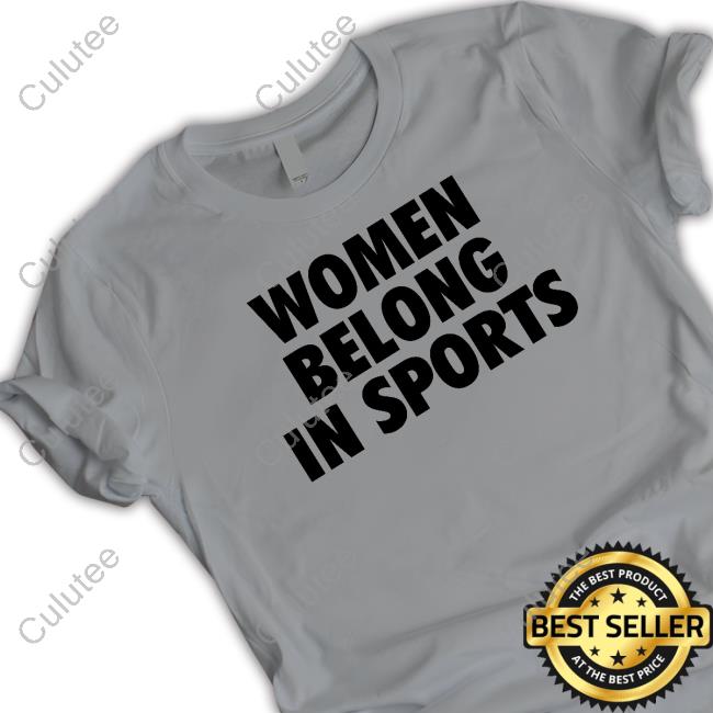 Official Jomboy Media Women Belong In Sports Hoodie