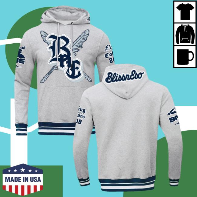 Official Merchbar Bliss n Eso Flying Colours 15Th Anniversary Limited Edition Grey Hooded Sweatshirt Merch Bar