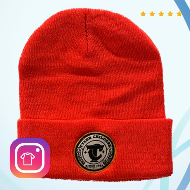 Official Tyler Childers Merch Store Tyler Childers Orange Hunting Beanie Cap TylerChilders