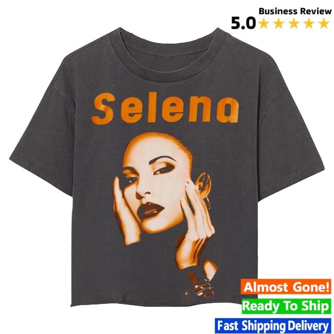 Official Selena Quintanilla Merch Retro Selena Oversized Tshirt