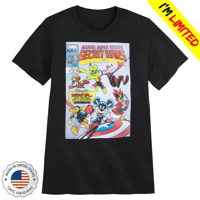 Official Shop Disney Merch Store Mickey Mouse And Friends – Marvel Super Heroes Secret Wars Tees Disney100 Shopdisney