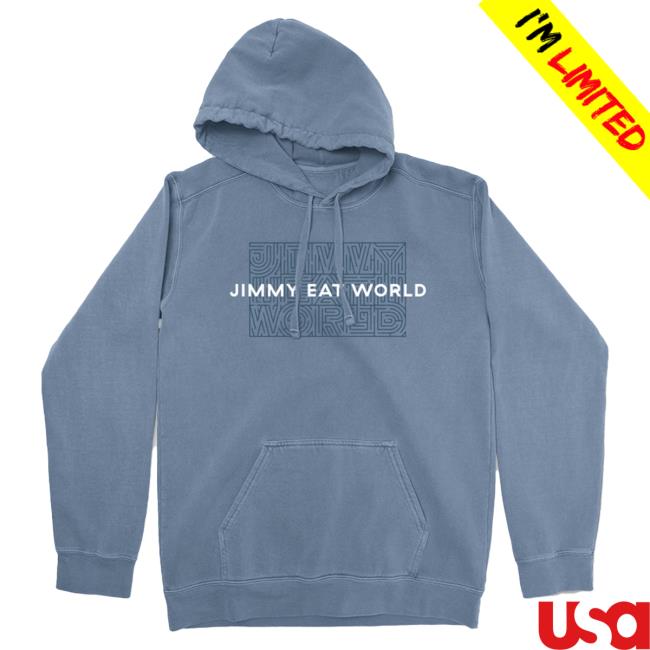 Official Jimmy Eat World Merch Maze Logo Sweater (Slate Blue)