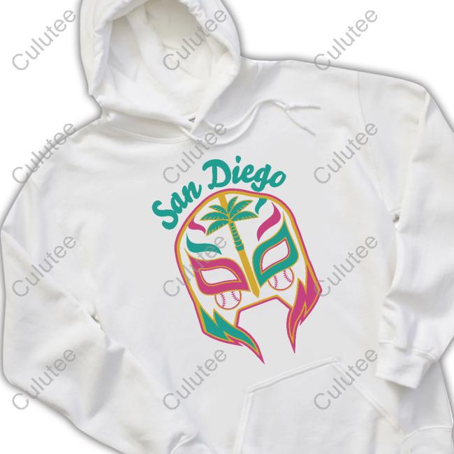 Official Breakingt Merch San Diego Lucha Mask Shirt