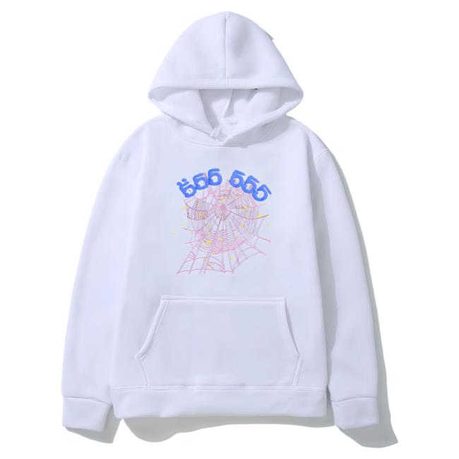 Official Sp5der Clothing Apparel Sp5der Young Thug 555555 Angel Crew neck white Sp5der Merch Store Shop