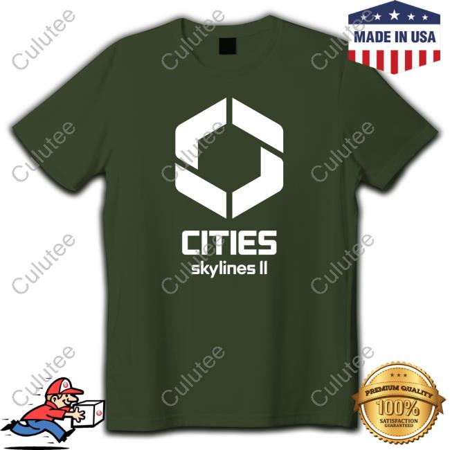 Official Cities Skylines Ii Logo T-Shirt Citiesskylines