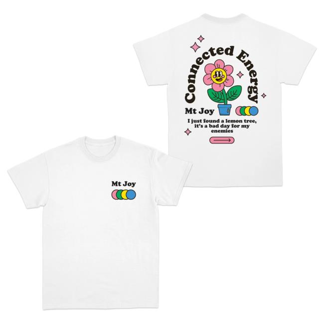 Official Mt Joy Merch Store Mt Joy Connected Energy Tshirt Mtjoy Apparel Clothing Shop