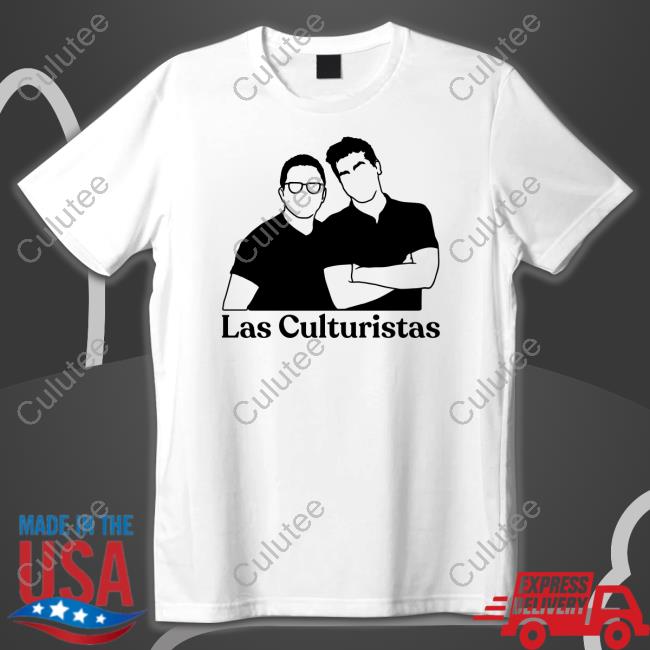Las Culturistas Merch Las Culturistas White Crewneck Sweatshirt