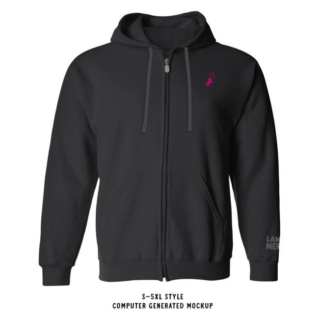 Official The Law Nerd Merch Store Emily D Baker Neuro Spicy Zip Hooded Sweatshirt