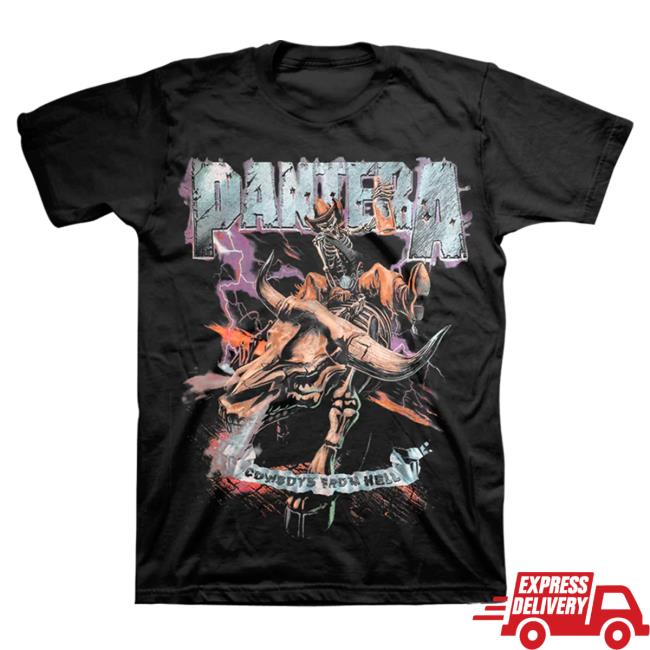 Official Pantera Merch Store Pantera Cowboys From Hell Tour Hot Shirt