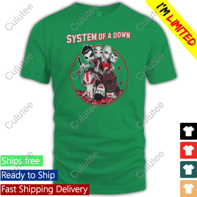 Official System Of A Down Merch Mushroom People Long Sleeve