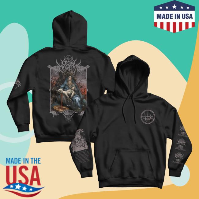Official Indie Merch Store Shop Crown Magnetar "Alone In Death" Hooded Sweatshirt IndieMerchStore