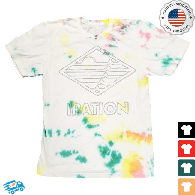 Official Iration Merch Iration Limited Edition Vintage Tie Dye T-Shirts Iration Music Tie-Dye
