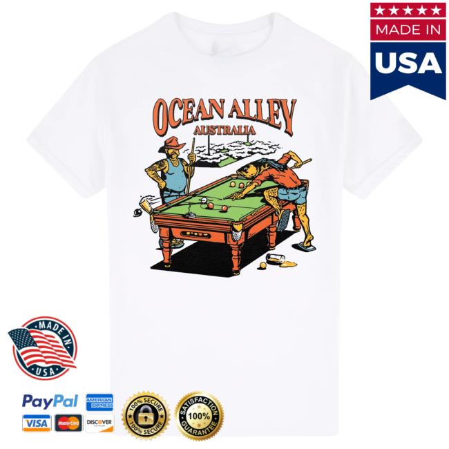 Ocean Alley Merch Pool Table Hoodie