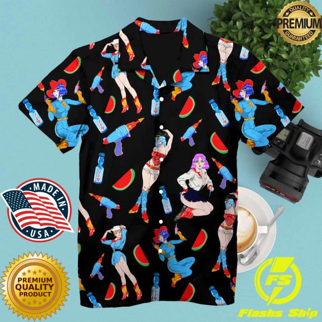 Vapor95 Clothing Store Rootin Tootin Hawaiian Top Shirt Vapor 95