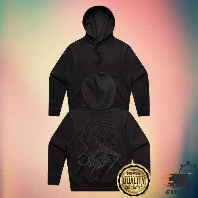 CloZee - Odyzey - Black on Black LS Hoodie CloZee Store