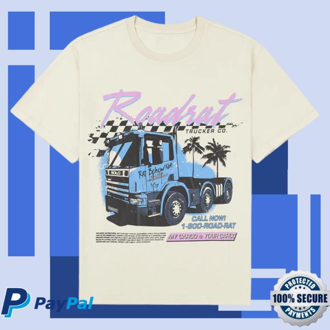 Julien Merch Roadrat Euro Truck Vintage Ivory T Shirt