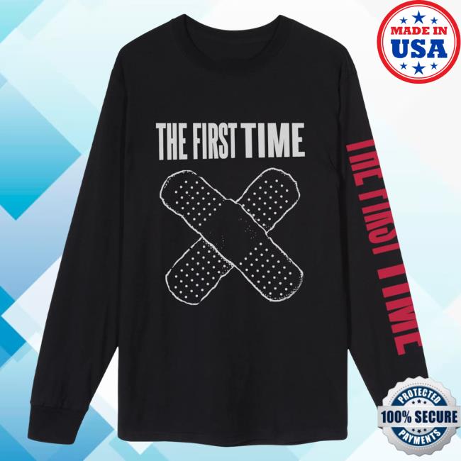 Official The Kid Laroi Merch Kid Laroi The First Time Band-Aid Long Sleeve Shirt KidLaroi Store Shop