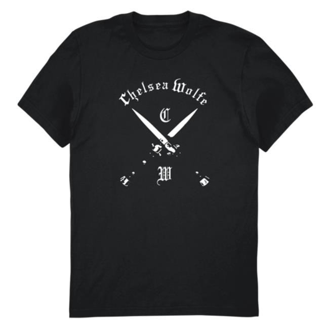 Official Chelsea Wolfe Merch Shop | Blades Black Short Sleeve Tee