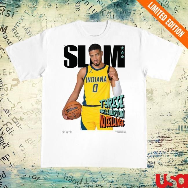 Official Slam Goods SLAM Cover Shirts - Tyrese Haliburton (SLAM 245)