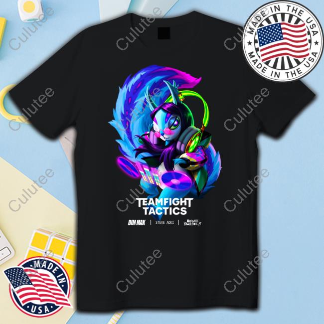 Riot Games Merch Teamfight Tactics Remix Rumble Steve Aoki Dim Mak Worldwide T-Shirt