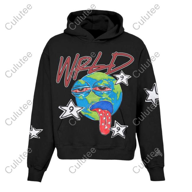 Official Juice Wrld 999Club Clothing Merch Store Shop 999 Wrld Star Crewneck Sweatshirt