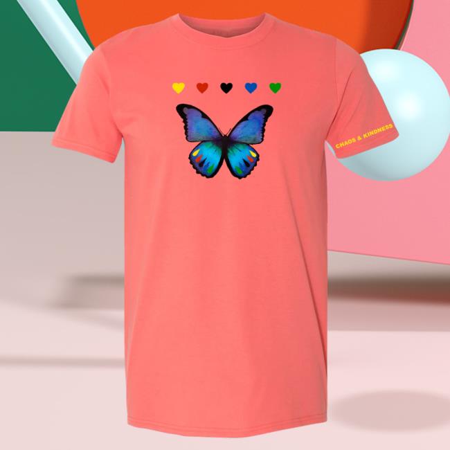Official Chaos And Kindness Store Mouth Ninja 2 Butterfly New Shirt