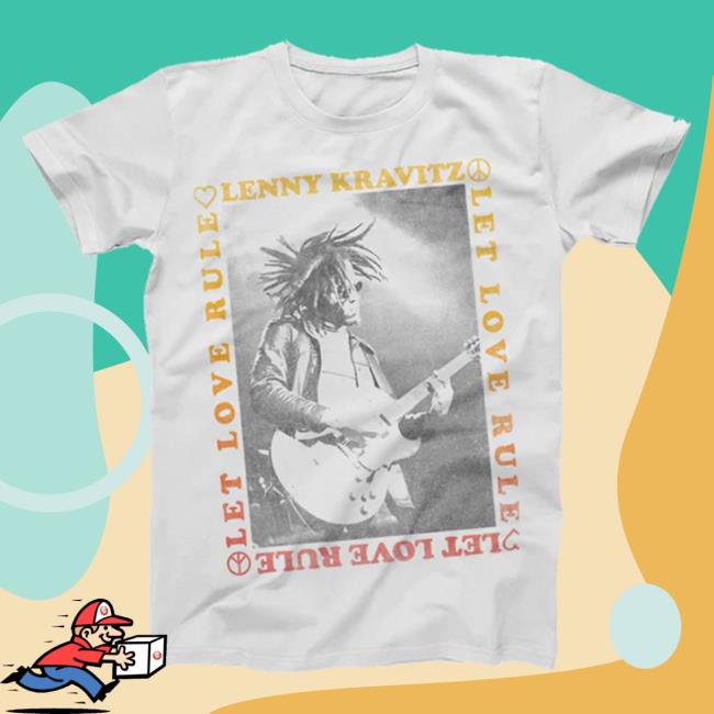 Official Lenny Kravitz Store Shop Let Love Rule Guitar Shirt Lenny Kravitz Apparel Clothing